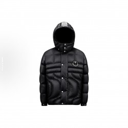 MoNCLER GENIUS x Palm Angels Detachable Hooded Short Loose-fitting Down Jacket