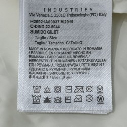 Moncler Padded Corduroy Series Solid Color Long-Sleeved Hoodless Down Jacket Men's Cream