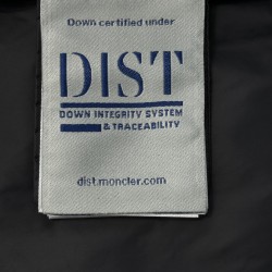 Moncler Stand Collar Zipper Logo Vest Down Jacket Black