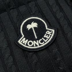 MoNCLER GENIUS × PALM ANGELS Soft Wool Stand Collar Down Jacket