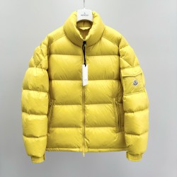 Moncler Levitha Series Slim Fit Comfortable Goose Down Jacket Yellow