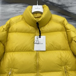 Moncler Levitha Series Slim Fit Comfortable Goose Down Jacket Yellow