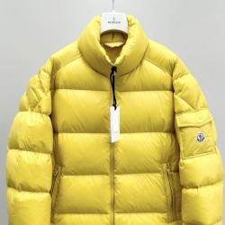 Moncler Levitha Series Slim Fit Comfortable Goose Down Jacket Yellow