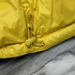 Moncler Levitha Series Slim Fit Comfortable Goose Down Jacket Yellow
