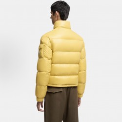 Moncler Levitha Series Slim Fit Comfortable Goose Down Jacket Yellow