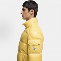 Moncler Levitha Series Slim Fit Comfortable Goose Down Jacket Yellow
