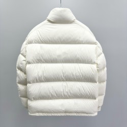 Moncler Levitha Series Slim Fit Comfortable Goose Down Jacket Cream