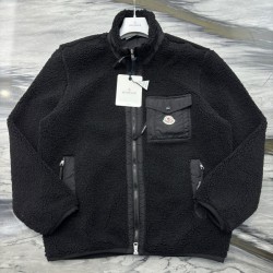 Moncler Chiablese Logo Zipper Loose-fitting Long-sleeved Jacket