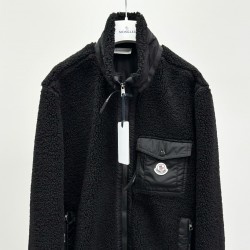 Moncler Chiablese Logo Zipper Loose-fitting Long-sleeved Jacket