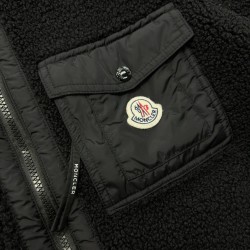 Moncler Chiablese Logo Zipper Loose-fitting Long-sleeved Jacket