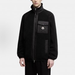 Moncler Chiablese Logo Zipper Loose-fitting Long-sleeved Jacket