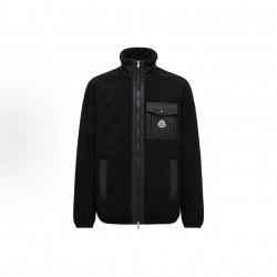 Moncler Chiablese Logo Zipper Loose-fitting Long-sleeved Jacket