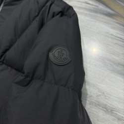 Moncler Fusain Men's Hooded Short Down Jacket