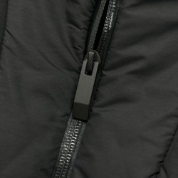 Moncler Fusain Men's Hooded Short Down Jacket