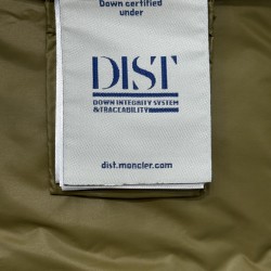 Moncler Tripiti Logo Stand Collar Zip-Up Down Jacket Black