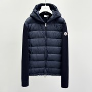 Moncler Men's Lined Wool Zip-Up Hooded Sweatshirt