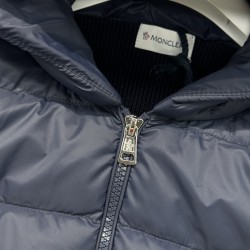 Moncler Men's Lined Wool Zip-Up Hooded Sweatshirt