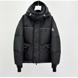 Moncler Grenoble Albiez Detachable Hooded Zippered Long-Sleeve Down Jacket