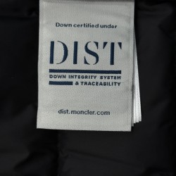 Moncler Grenoble Solid Color Stand Collar Zipper Down Jacket, Black