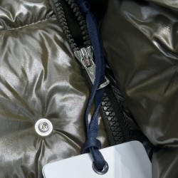 Moncler Chiablese Series Long-Sleeve Down Jacket