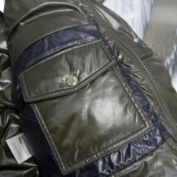 Moncler Chiablese Series Long-Sleeve Down Jacket