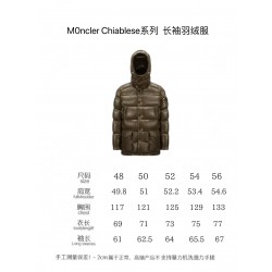 Moncler Chiablese Series Long-Sleeve Down Jacket