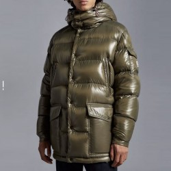 Moncler Chiablese Series Long-Sleeve Down Jacket