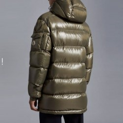 Moncler Chiablese Series Long-Sleeve Down Jacket