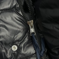 Moncler Chiablese Series Long-Sleeve Down Jacket Black