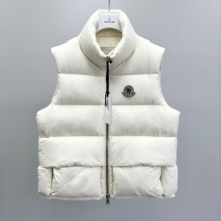 M0ncler x Christopher Raxxy  Down Vest White