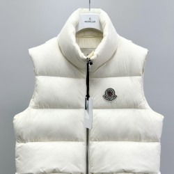 M0ncler x Christopher Raxxy  Down Vest White
