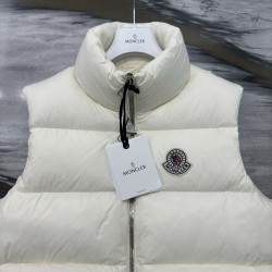 M0ncler x Christopher Raxxy  Down Vest White