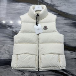 M0ncler x Christopher Raxxy  Down Vest White