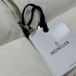 M0ncler x Christopher Raxxy  Down Vest White