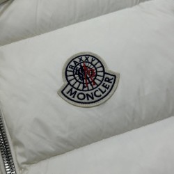 M0ncler x Christopher Raxxy  Down Vest White