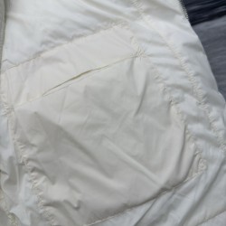 M0ncler x Christopher Raxxy  Down Vest White