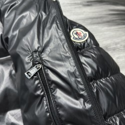 Moncler FW24 CORNOUR Adjustable Cuff Short Zipper Down Jacket  Black