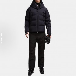 Moncler Grenoble Fellberg Men's Hooded Down Jacket Black