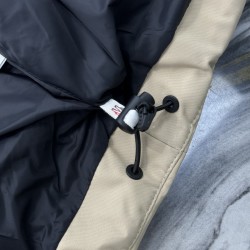 Moncler Fellberg Series Zippered Pocket Hooded Down Jacket