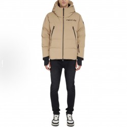 Moncler Fellberg Series Zippered Pocket Hooded Down Jacket
