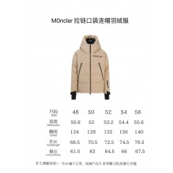 Moncler Fellberg Series Zippered Pocket Hooded Down Jacket