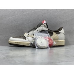 GT Air jordan 1 Travis Scott Low Reverse Mocha