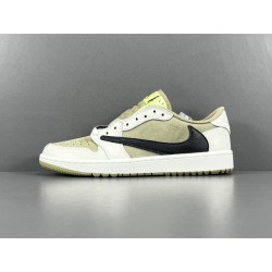 GT AJ1 Retro Low Golf Travis Scott Neutral Olive FZ3124-200