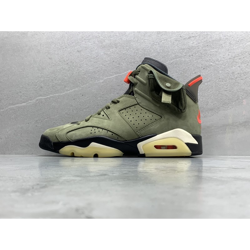 GT AJ6 Retro Travis Scott Medium Olive 2.0 CN1084-200 