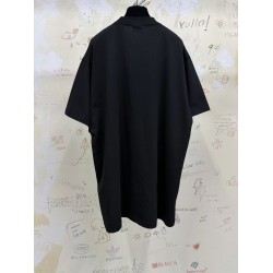GT Balenciaga Men's Wet Brush T-shirt in Black