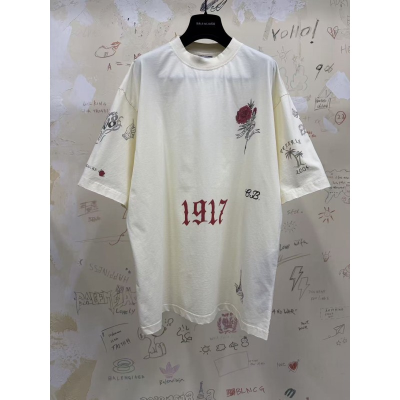 GT Balenciaga Men's Tattoo Medium in Cream