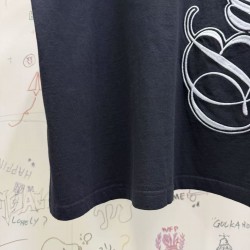 GT Balenciaga Men's Cursive T-shirt in Black/white
