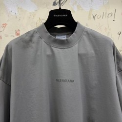 GT Balenciaga Men's Balenciaga Back T-shirt in Balenciaga Grey