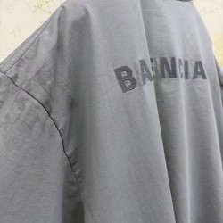 GT Balenciaga Men's Balenciaga Back T-shirt in Balenciaga Grey