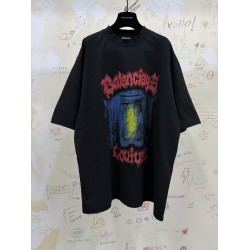 GT Balenciaga Men's Salon De Couture T-shirt in Black